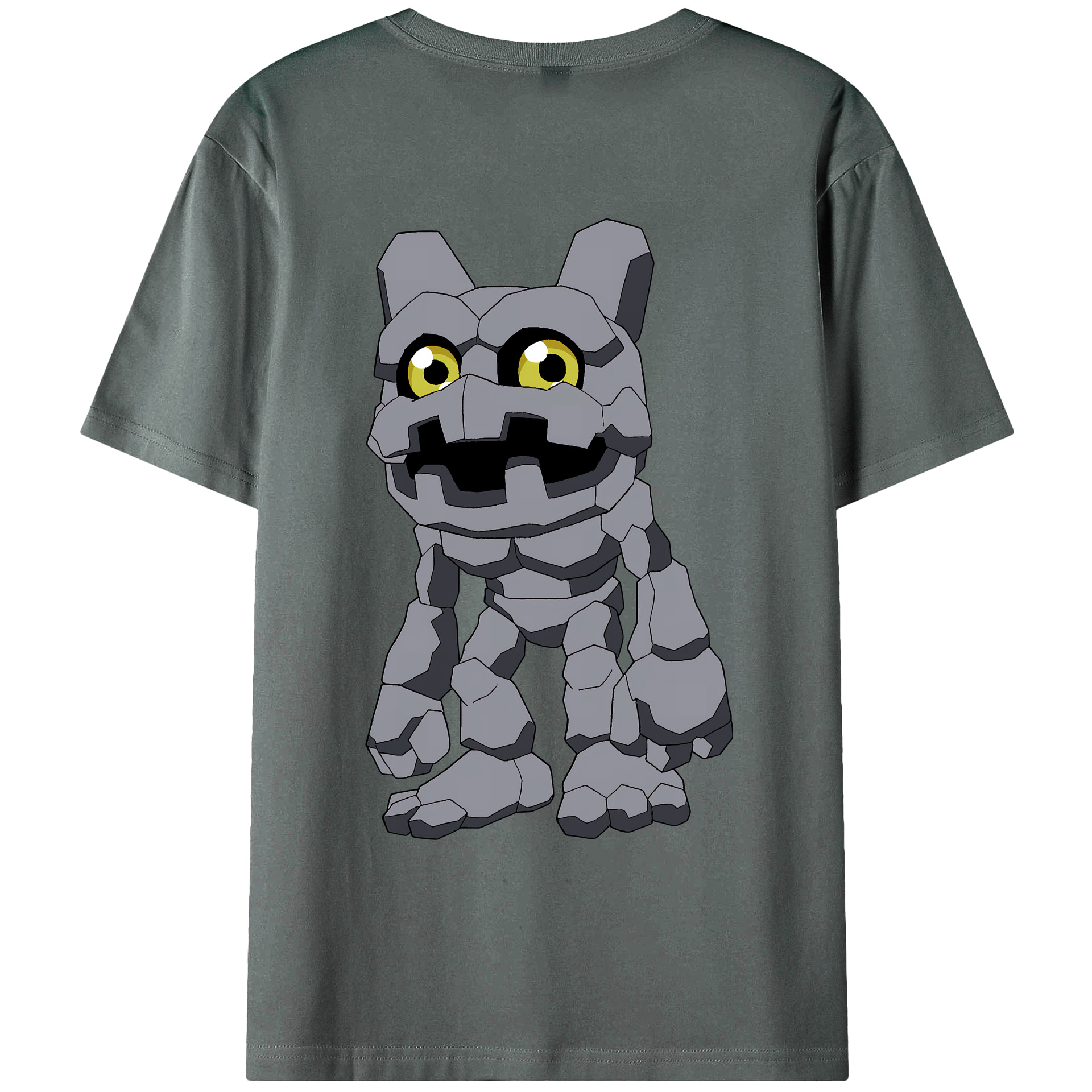 （画像用） Digimon デジタルモンスター/デジモン 綿100％ メンズ半袖Tシャツ（バックプリント） 通気性